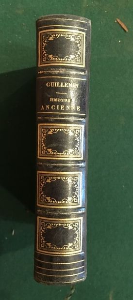 null J.J. GUILLEMIN 

Histoire Ancienne, 

Histoire Universelle 

Paris 

1852

Maroquin...
