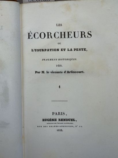 null [ARLINCOURT Vicomte Charles-Victor Prévost d']. Les Écorcheurs ou l'Usurpation...