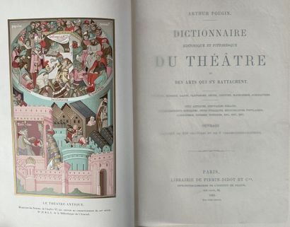null POUGIN Arthur. Dictionnaire historique et pittoresque du théâtre et des arts...