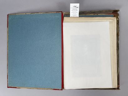 null TENNYSON Alfred. Vivien. Londres, Moxon and Co, 1877 ; in-folio, reliure de...