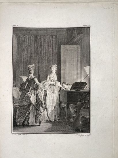 null TENNYSON Alfred. Vivien. Londres, Moxon and Co, 1877 ; in-folio, reliure de...
