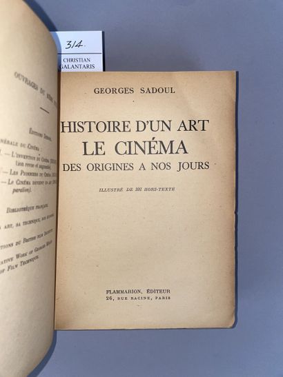 null SADOUL Georges. Histoire d'un art. Le Cinéma des origines à nos jours. Paris,...