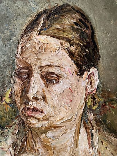 null Isaac PAILES (1895-1978)
Portrait of a mixed race woman
Oil on canvas, signed...