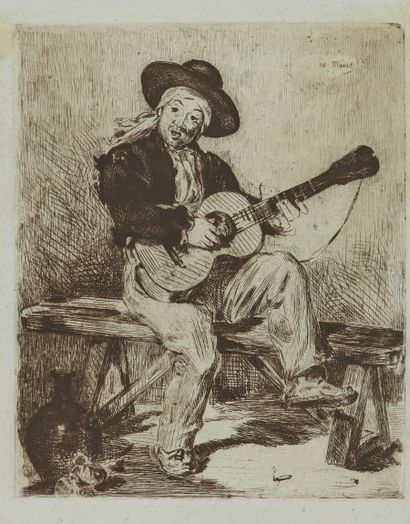 Édouard MANET (1832-1883)
Le Chanteur espagnol...