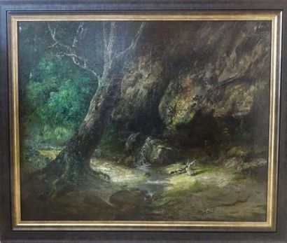 null In the taste of Gustave COURBET
Ducks in an undergrowth
Oil on canvas
Height...