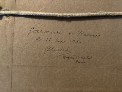 null François-Auguste RAVIER (1814-1895)
Une paire de paysages
Aquarelle sur traits...