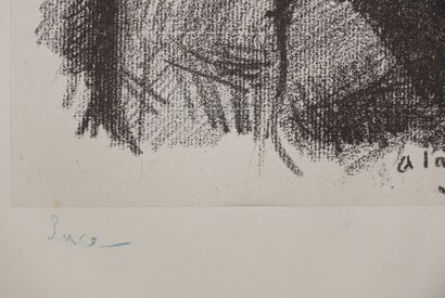 null Maximilien LUCE (1858-1941)
Portrait d'Édouard Vuillard. Vers 1890. Lithographie....