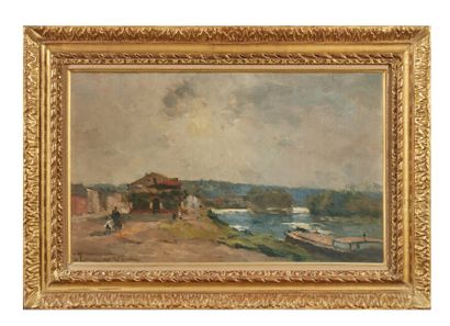 null Albert LEBOURG (1849-1928)
The Seine Lower Meudon
Oil on canvas, signed, located...