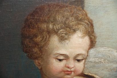 null School of the XVIIth century

Saint John the Baptist as a Child

Canvas

(Restorations.)

Wooden...
