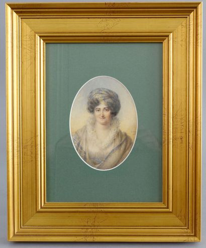 null Jean-Baptiste ISABEY (1767-1855)

Femme au turban

Crayon et aquarelle à vue...