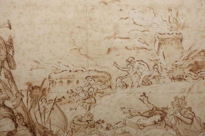 null Italian school around 1700

The capture of a city with the Renown 

Pen and...