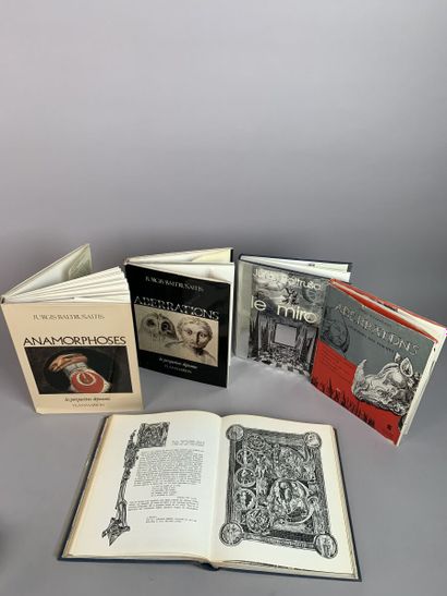 null BALTRUSAITIS Jurgis. Réunion de cinq ouvrages. Paris, 1957-1984 ; ensemble 5...