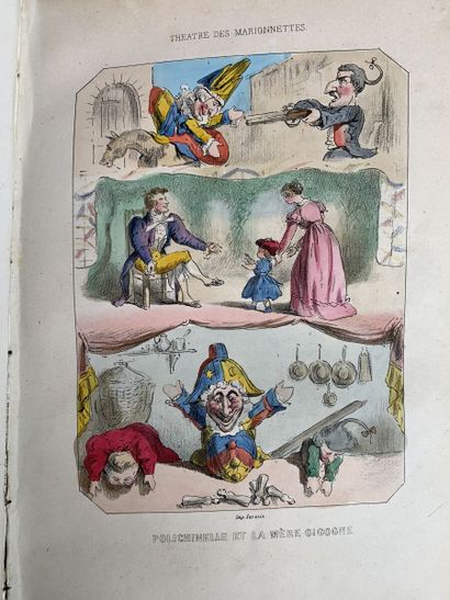 null THÉÂTRE DES MARIONNETTES DU JARDIN DES TUILERIES. Paris, Dubuisson et Cie, (1863)...