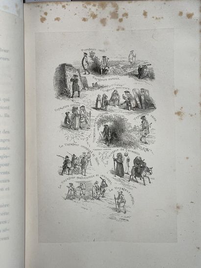 null STERNE Laurence. Voyage sentimental. Paris, Ernest Bourdin, (1841) ; grand in-8...