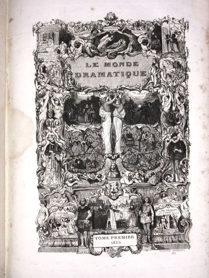 null MONDE DRAMATIQUE, LE. Revue des spectacles anciens et modernes. Paris, 1835-1839...