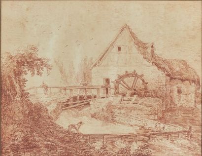 Hubert ROBERT (Paris 1733-1808)

Un moulin...