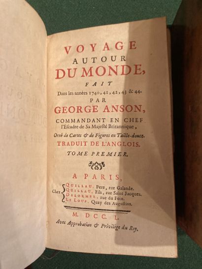 null George Anson, commandant en chef de l'escadre de sa Majesté britannique

Voyages...