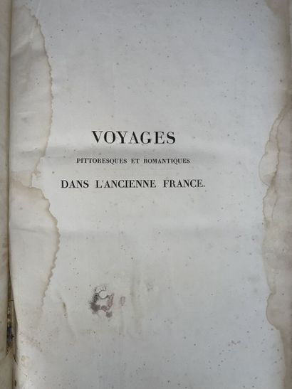 null NODIER Charles, Justin TAYLOR, Alphonse de CAILLEUX. Voyages pittoresques et...
