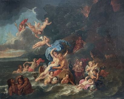 null Attributed to Jean-Jacques SPOEDE (Antwerp 1680-1757)
The triumph of Amphitrite
Canvas
Height...