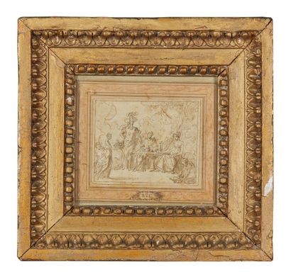 null Louis-Félix de LA RUE (Paris 1730-1777)
Antique scene
Pen and brown ink
(Mottling)
Height...