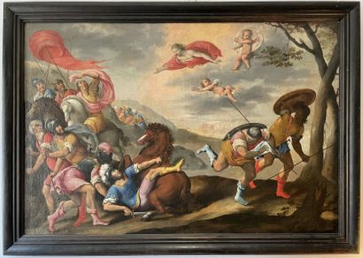 null French school around 1640, entourage of Isaac MOILLON
The conversion of Saint...