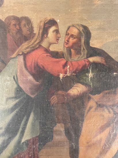 null French school of the 18th century, in the taste of CHAMPAIGNE
The Visitation
Canvas
Around...