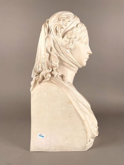 null PARIS, after Johann Gottfried SCHADOW
Bisque bust representing Louise of Prussia...