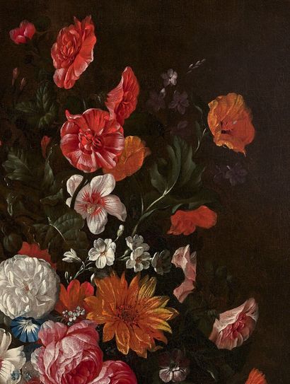 null Philip van KOUWENBERGH (Amsterdam, 1671-1729)
Bouquet of daffodils, roses and...