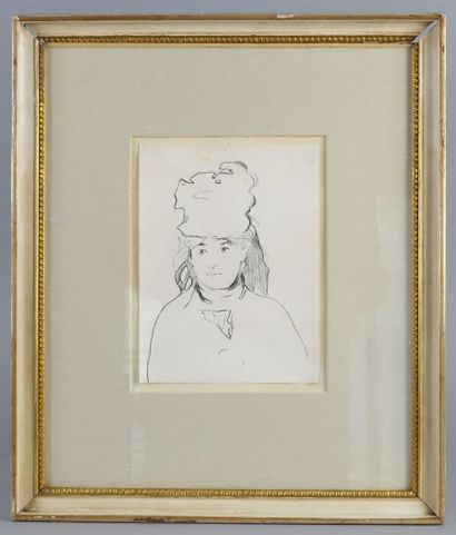 null Édouard Manet (1832-1883)
Berthe Morisot (2nd pl.). 1872. Lithograph. The sheet...