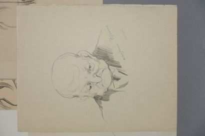 null Georges MANZANA-PISSARRO (1871-1961)
Drawings in ink, gouache and pencil
Signed...