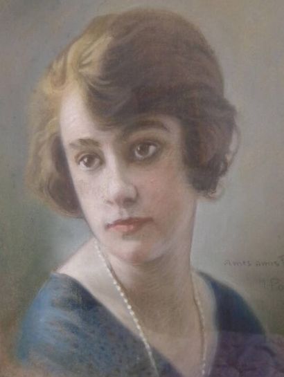 M. POINT
Portrait d'Hélène CHANSAREL
Pastel,...