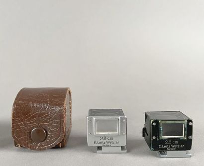 null Camera. Leitz set composed of four different viewfinders: 5 cm, 13.5 cm and...
