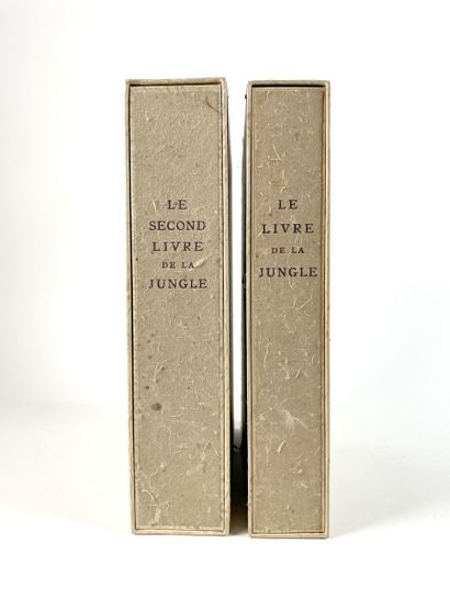 null KIPLING (Rudyard) : Le Livre de la Jungle et le Second Livre de la Jungle. Illustration...