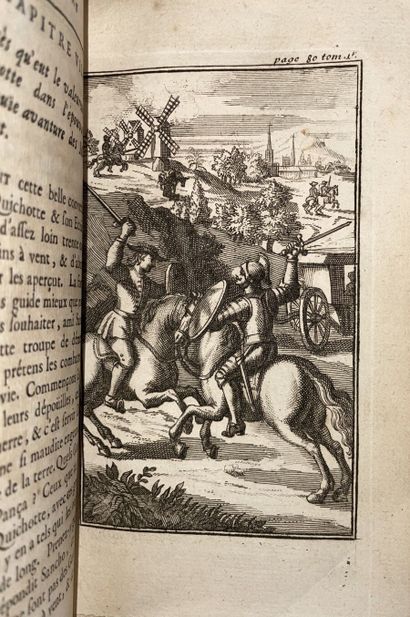 null CERVANTES : Histoire de l'Admirable Don Quichotte de la Manche. Paris, par la...