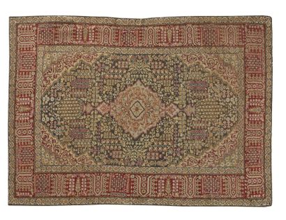 Tebriz carpet (cotton warp and weft, wool...