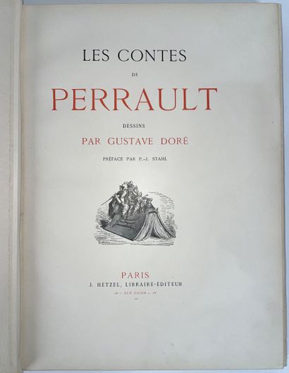 null Ensemble de deux ouvrages : 
- LA FONTAINE - DORÉ (Gustave) : Fables, Paris,...