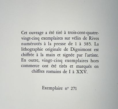 null LOUYS (Pierre) - LAURENCIN (Marie) : Dialogue sur la Danse. Paris, G. Guillot,...