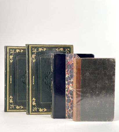 null GAVARNI : Pearls and Sets. Paris, G. de Gonet, s. d. (1850). 2 volumes in-eight....
