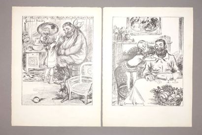 Emmanuel BARCET (1870-1942)
Set of two lithographs...