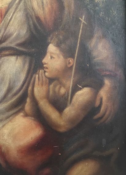 null École de la fin du XIXe siècle d'après Raphaël (1483-1520)
Vierge à l'Enfant...