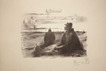 null D'après Claude-Charles BOURGONNIER (1860-1921)
Ensemble de douze lithographies
(Plis,...