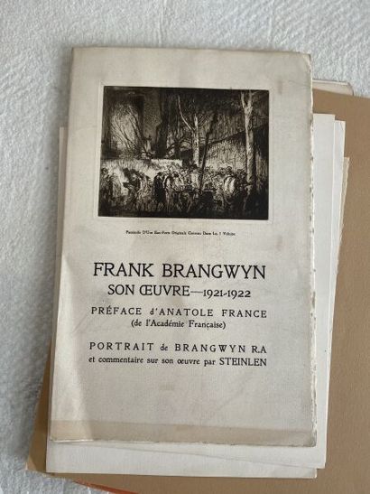 null Frank BRANGWYN (1867-1956)
Son oeuvre ; 1921-1922
Deux exemplaires
Haut. : 38,5...