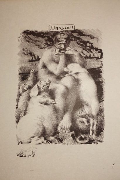 null D'après Claude-Charles BOURGONNIER (1860-1921)
Ensemble de douze lithographies
(Plis,...