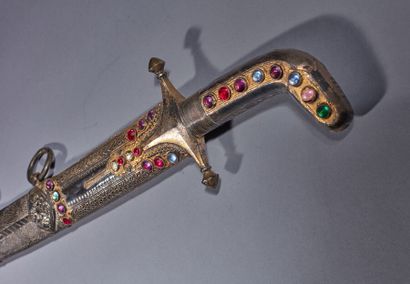null Épée Saif 
Moyen-Orient, probablement Arabie Saoudite, deuxième moitié du XIXe...