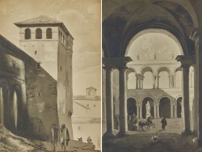 Luigi FIORONI (1795-1864)
Palazzo Ruspoli
Interior...
