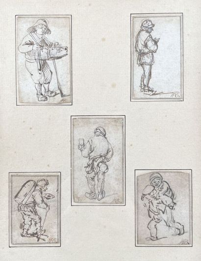 Isaac van OSTADE (1621-1649)
Five figure...