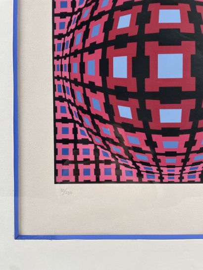 null Victor VASARELY (1906-1997)
Composition
Lithographie, signée en bas à droite...