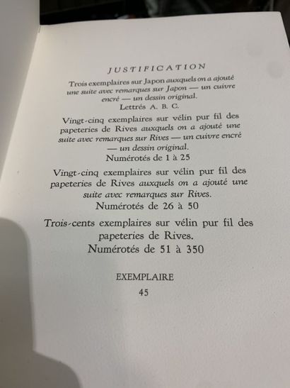 null COLETTE, Gigi. Eaux-fortes de Grau Sala, Paris. Les Heures claires, 1950.
En...