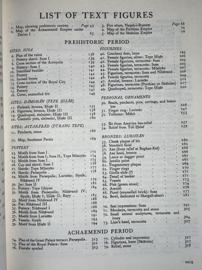 null IRAN. - Arthur UPHAM POPE (sous la direction) et Phyllis ACKERMANN. A survey...