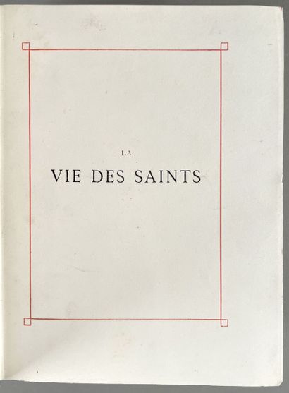 null Henry de Riancey
La vie des Saints
Paris, Bachelin-Deflorenne
Reliure en vélin...
